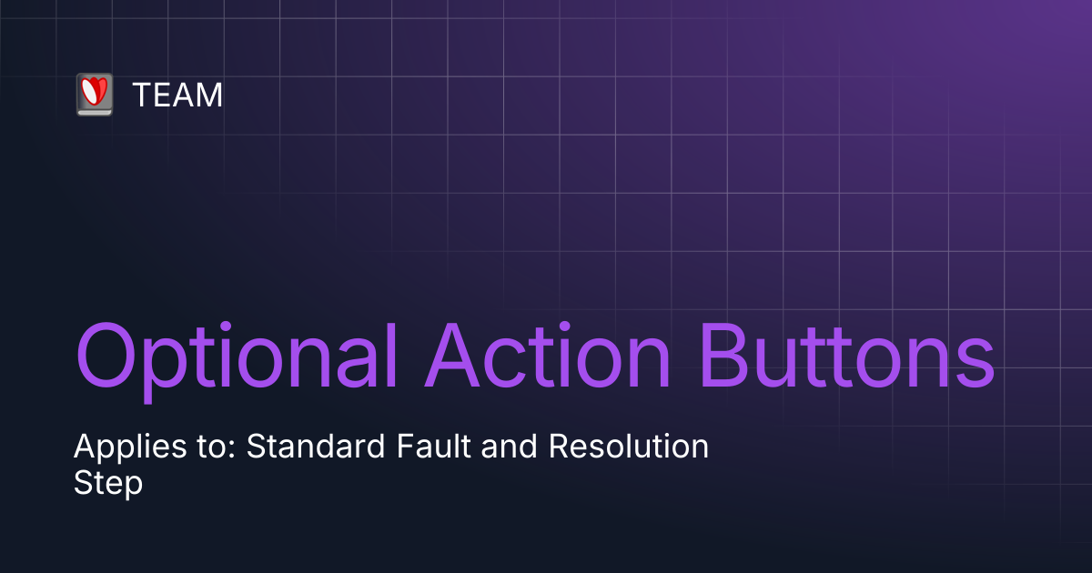 Optional Action Buttons | TEAM